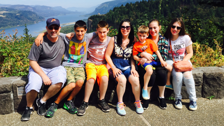 Jerry Rothkoff and his family.